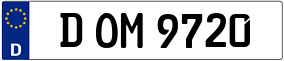 Truck License Plate